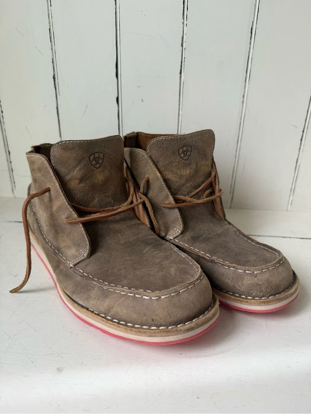 Ariat Cruiser Lace Up Chukka Suede Brown Shoes